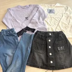 まとめ売り◎Tシャツ トレーナー デニムスカート デニムパンツ◎130〜140