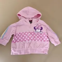 BABYDOT ミニーマウス フード付きトレーナー 80サイズ ピンク