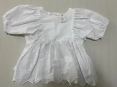 ［H&M ］半袖ブラウス ホワイト