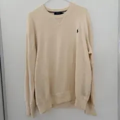 Polo Ralph Lauren クルーネックニットスウェット アイボリー Lのサムネイル