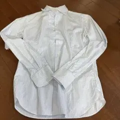 Maker's Shirt 白青ストライプシャツ