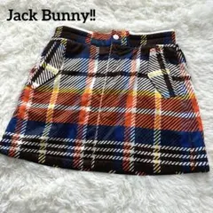 【よーちゃん様　Jack Bunny!!】美品　チェック柄スカート　ゴルフウェア