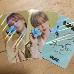 bts ジミン　トレカ　公式セット JIMINグッズ ギフトボックス フォトカード MUSE テープ セット BTS