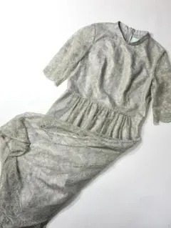 aimer anche グレー レースドレス