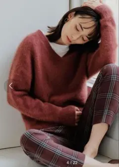 GREEN LABEL RELAXING Vネックセーター