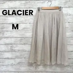 【GLACIER】グラシア　チュールスカート（М）膝丈　グレー　♡可愛い♡のサムネイル