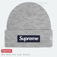 Supreme ビーニー シュプリーム Box Logo Beanie グレー