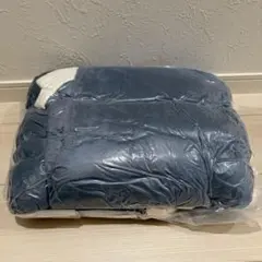 毛布 シングル 150×200 ブルー フランネル×シープボア 極暖 2枚合わせ