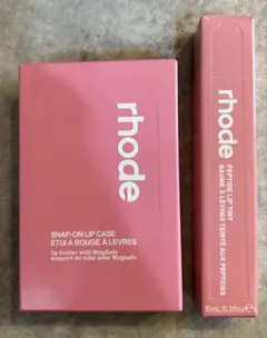 ①rhode SNAP-ON LIP CASE MagSafe対応 ribbon