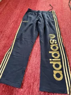 adidas ジョガーパンツ ネイビー ゴールド　Lサイズ