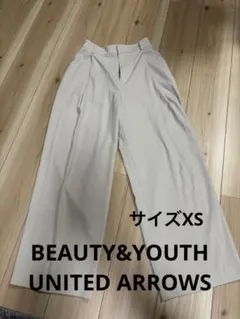 BEAUTY&YOUTH UNITED ARROWSホワイトワイドパンツ XS