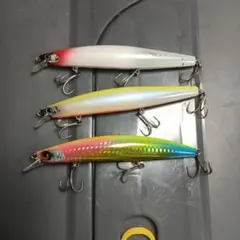 サイレントアサシン129sと129f+ヒラメミノーのサムネイル