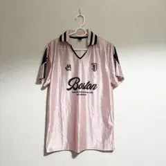 星型デザイン ポロシャツ ピンク サッカーシャツのサムネイル