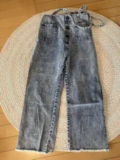 ブリーズ　2WAYサスペンダー付きパンツ 9分丈　デニム　140 150