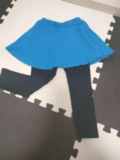 子供スカッツ 120サイズ ブルー×ブラック