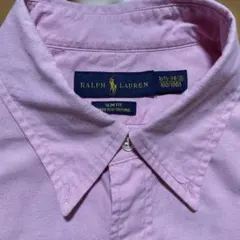 ラルフローレン　オックスフォードシャツ　ピンク 180/100A