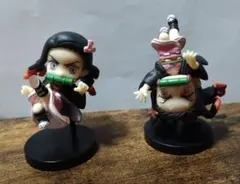 鬼滅の刃　ADVERGE MOTION　竈門禰豆子 フィギュア 二体セット