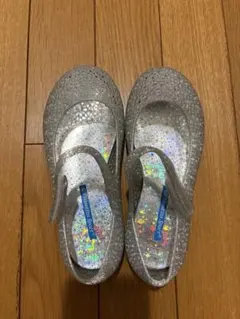 Hawkins Sport サンダル 20.0cm シルバー ラメ