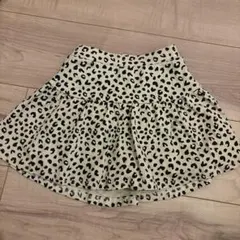 ヒョウ柄スカート キュロットスカート　120センチ