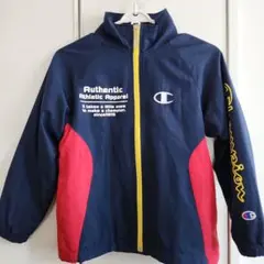 Champion フリースジャケット ネイビー/レッド