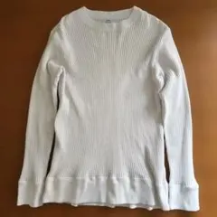 JE MORGAN サーマルカットソー ワッフルプルオーバー