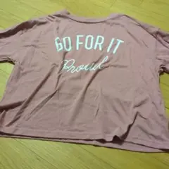 ehka sopo ロゴプリント 半袖Tシャツ ピンクのサムネイル