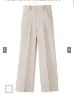 GRL グレイル センタープレスストレートパンツ[ai07]