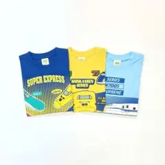 男の子 子供服 新幹線 120cm 長袖 Ｔシャツ 新品 まとめ売り TG234