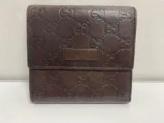 GUCCI グッチ　折り財布　グッチシマ　GG