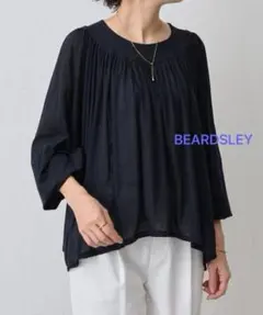 BEARDSLEY⭐️ビアズリー シアーギャザーカットソー ブラックのサムネイル