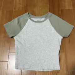 HOLLISTER ラグラン Tシャツ グレー S