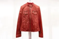 MICHAEL KORS レザージャケット レッド系
