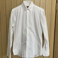 ボナジョルナータ　メンズ　白　ワイシャツ　M ビジネス　冠婚葬祭　入学　卒業のサムネイル