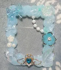 水色のホイップデコ
