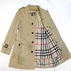 超美品 バーバリーロンドン トレンコート L ライナー付 ベージュ チェック裏地