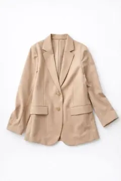 [美品］UNIQLO 感動ジャケット ベージュ S