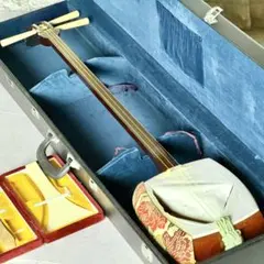 長唄三味線 細棹 花梨 正寸 丸打胴 本皮 皮破れなし - メルカリ