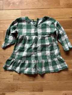 PETIT BATEAU チェック柄 ワンピース 95cmのサムネイル