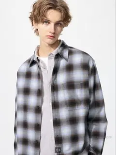 【UNIQLO】フランネルシャツ M 美品