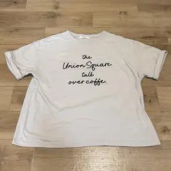 【Samansa Mos2】 レディース blue Tシャツ Fサイズ