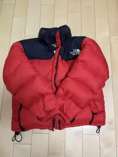 THE NORTH FACE ダウンジャケット レッド/ブラック　（ジャンク品）