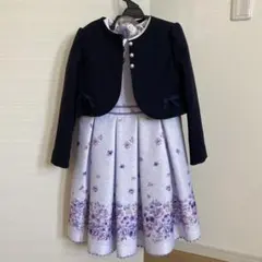 百貨店　高級　ショパン　パネル　ワンピース　花柄　パープル　三越伊勢丹　七五三のサムネイル