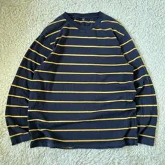 00s fashion y2k uniqlo ボーダー　ロンt cboy