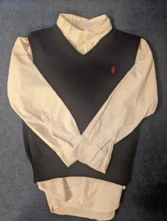 Polo Ralph Lauren 男子用 120 ニットベスト 白シャツ