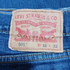 Levi's 505 ストレートデニム W31