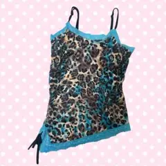 水色 レオパード