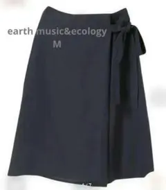 earthmusic&ecology ジョーゼット ラップ タイト スカート M