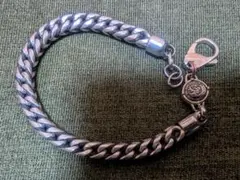 DIESEL シルバーチェーンブレスレット