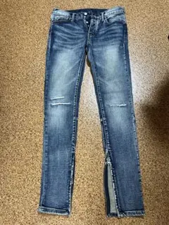 mnml ダメージ加工 スキニージーンズ30