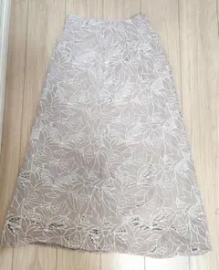 【MERCURYDUO】花柄刺繍 ロングスカート Mサイズ